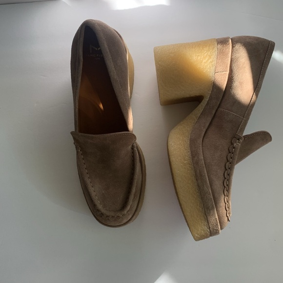Marc Fisher Shoes - New! M Marc Fisher Ltd suede platform loafers! 9